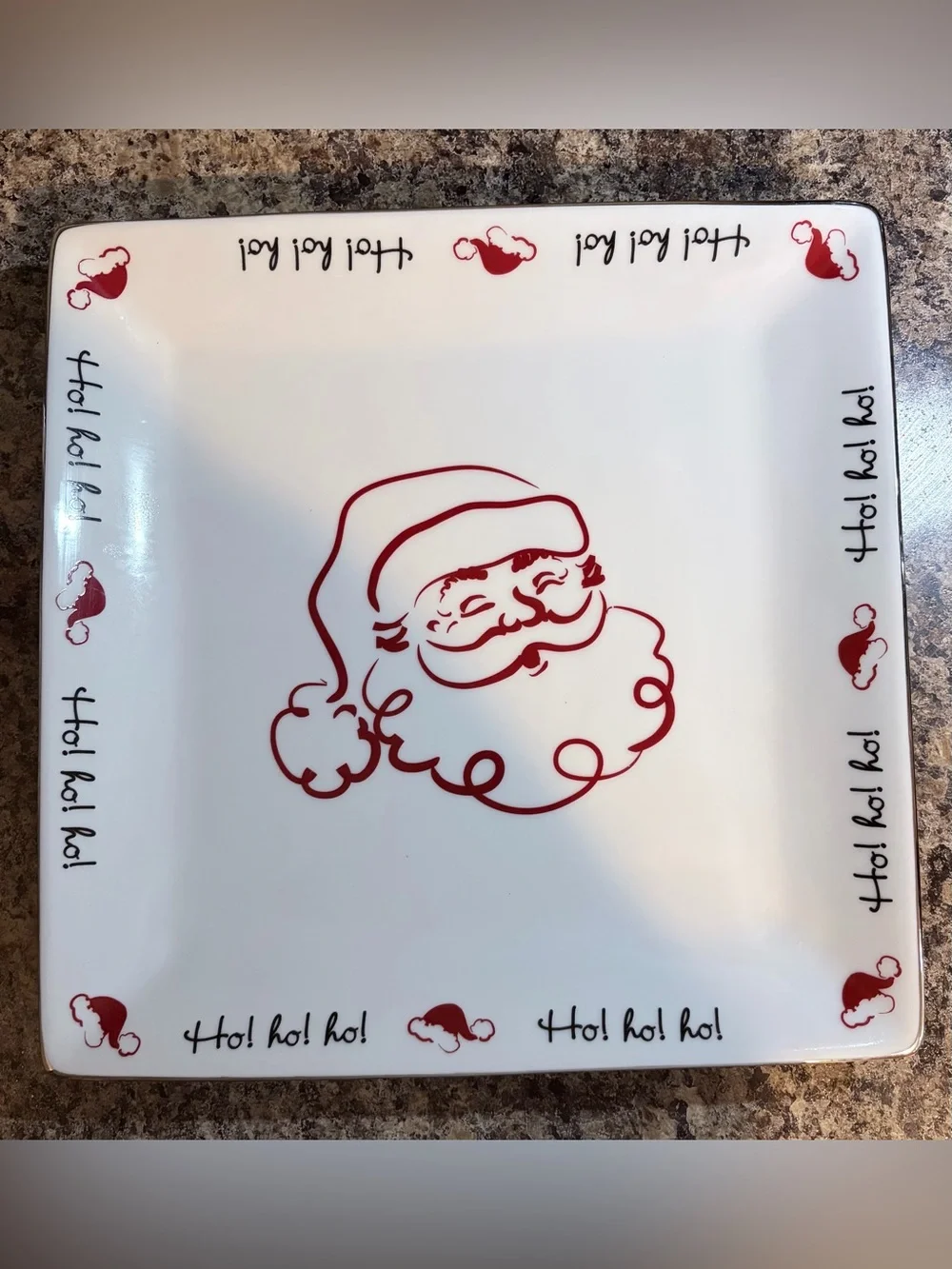 Vintage St Nicholas Square Tis The Season Santa 10.5